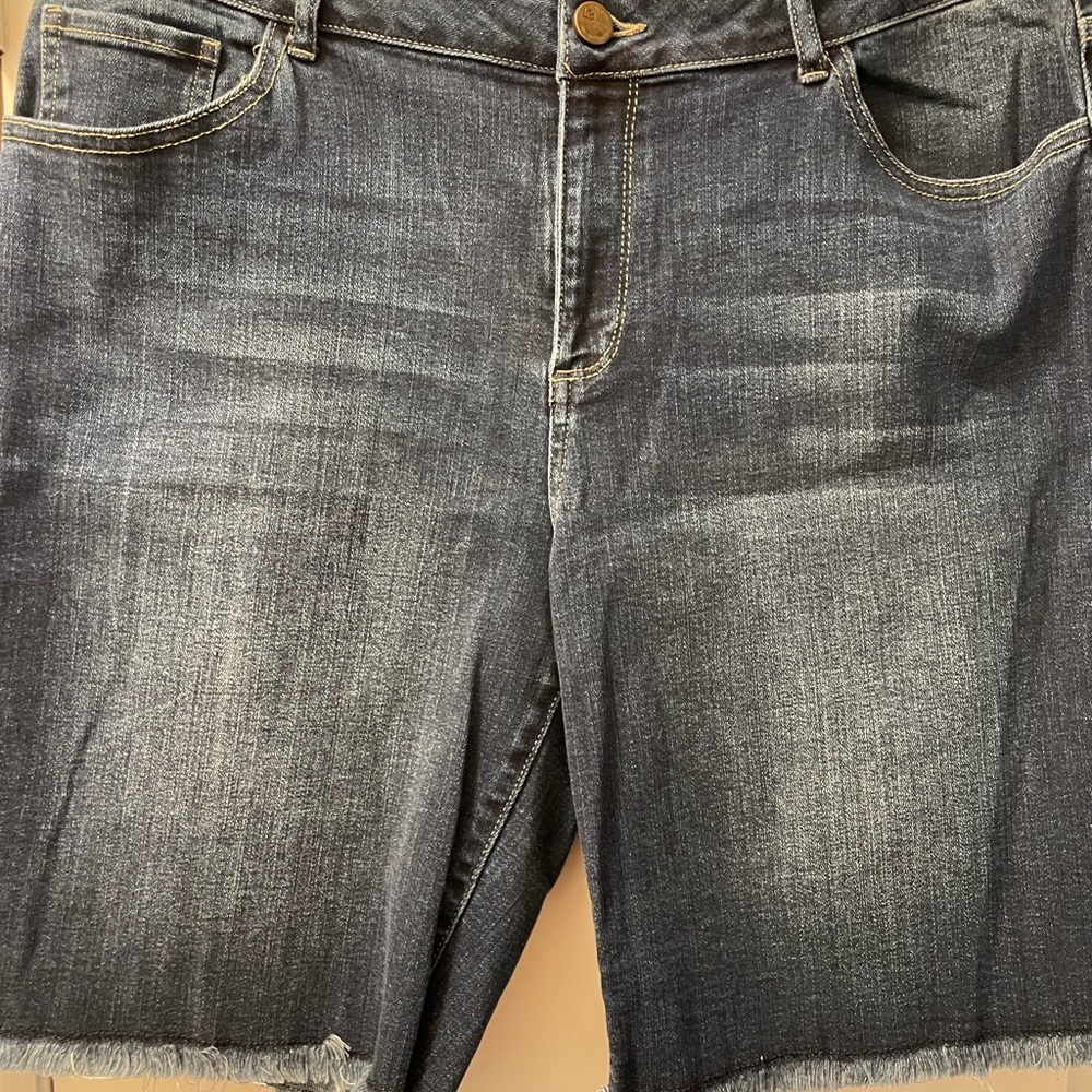 LOGO by Lori Goldstein Women's Denim Shorts